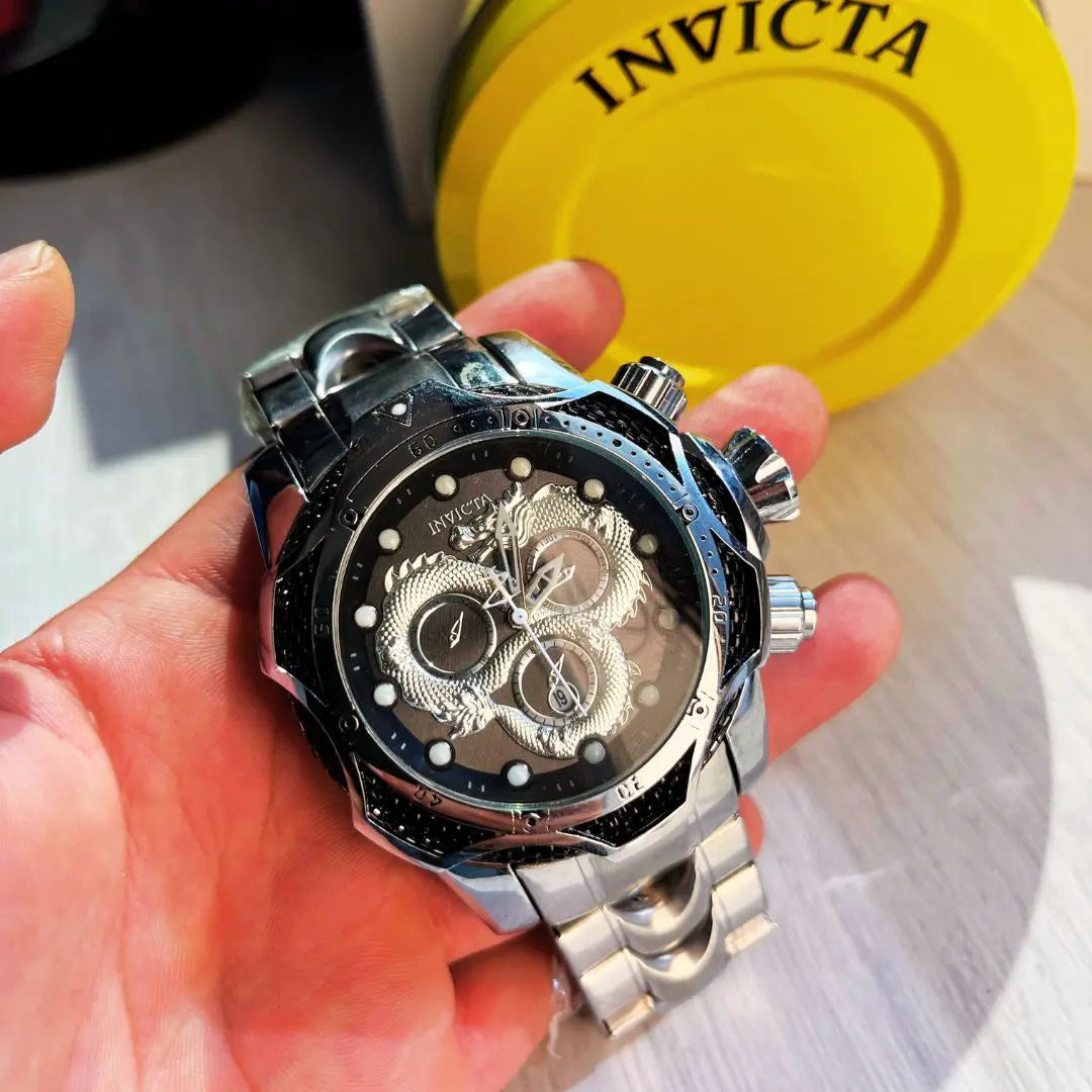 Reloj Acero con Cronógrafos Serpiente