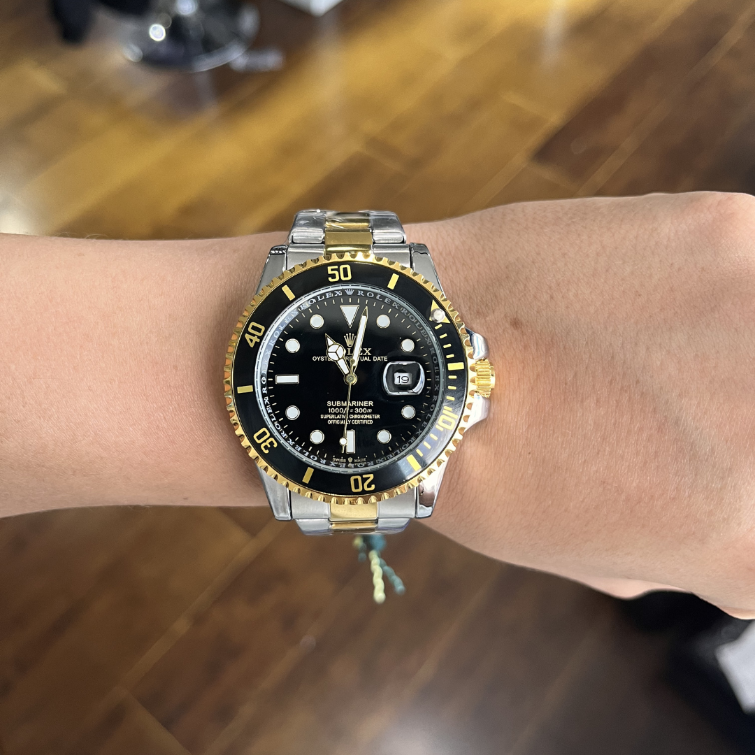Reloj Clásico Acero con Fecha