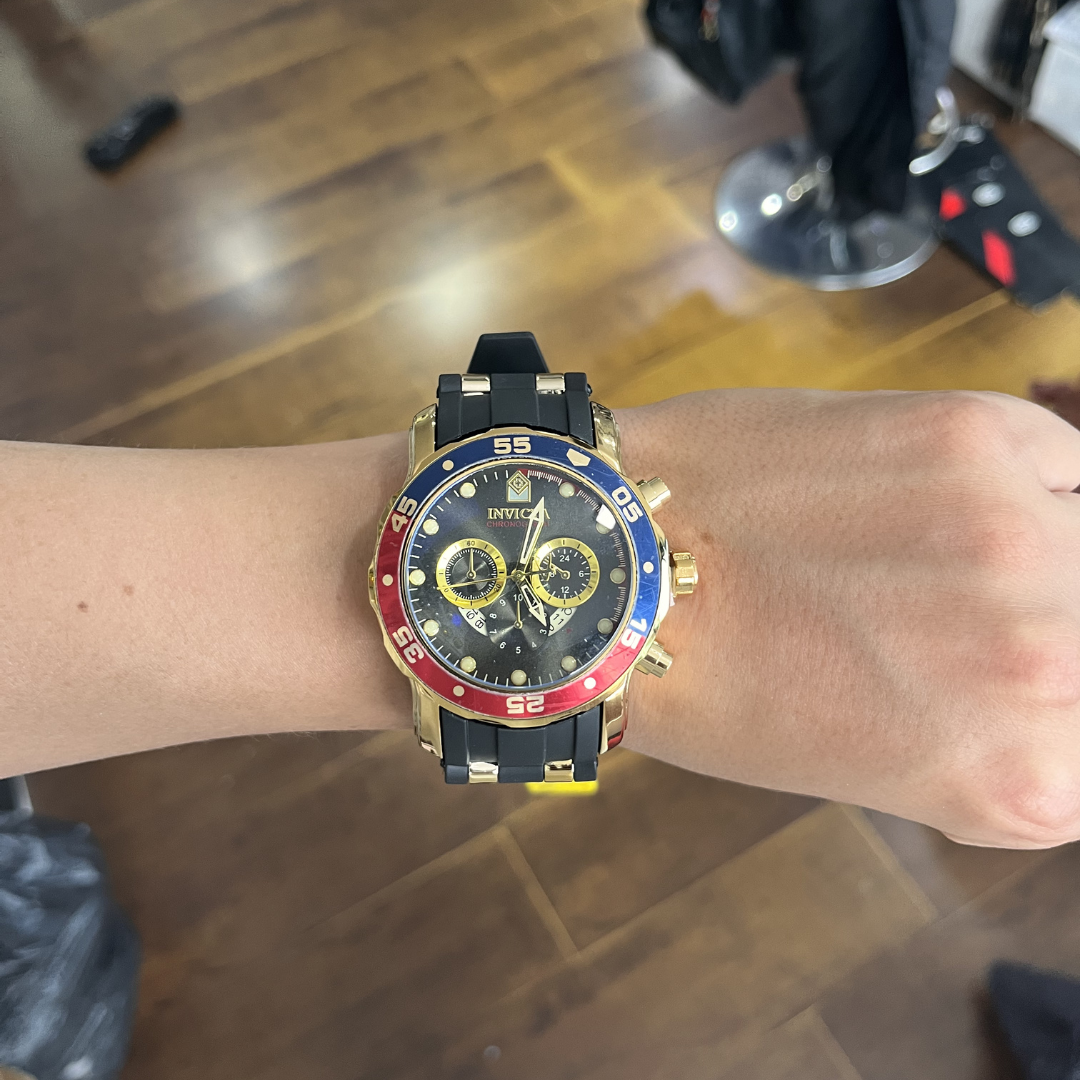 Reloj Goma con Cronógrafos