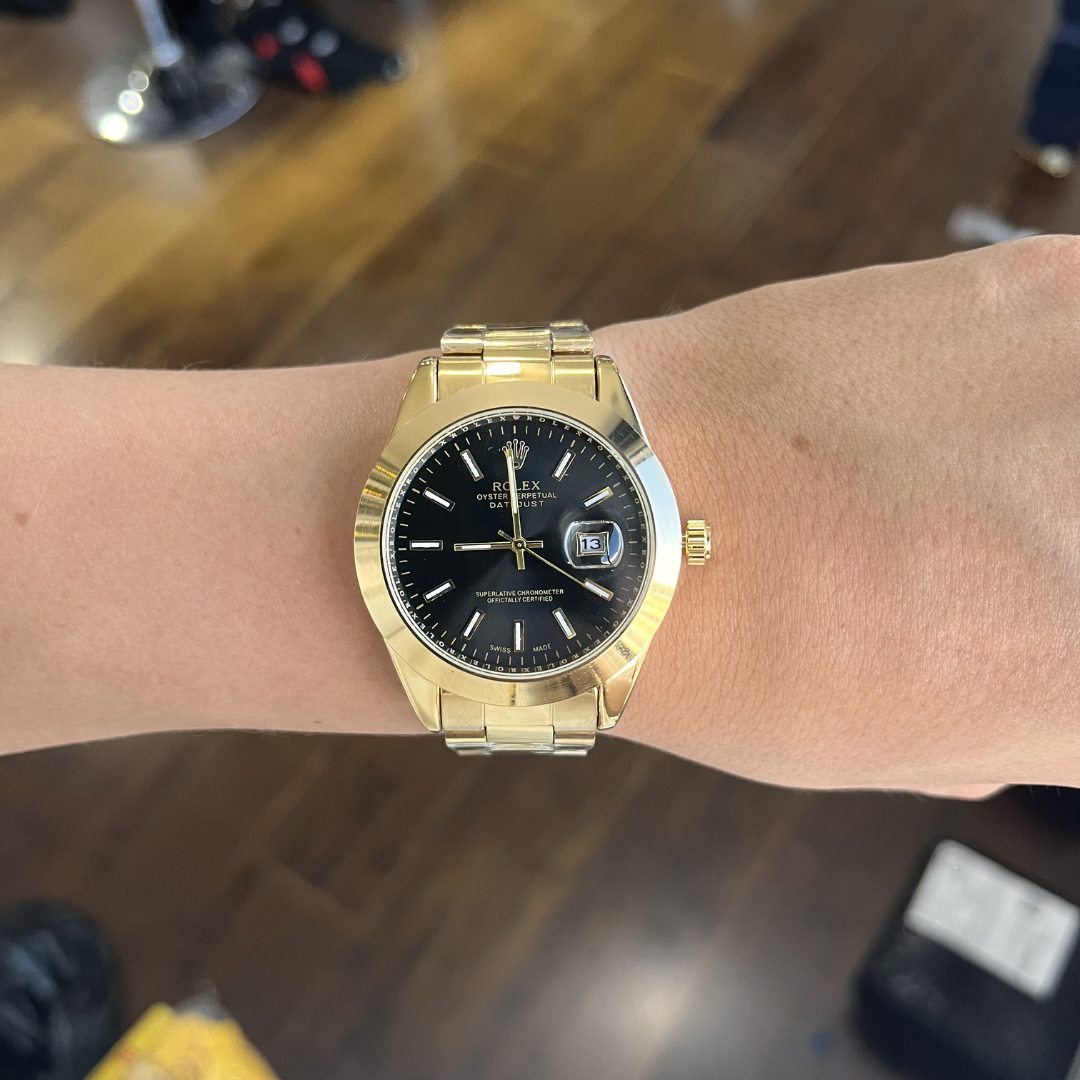 Reloj Clásico Acero con Fecha