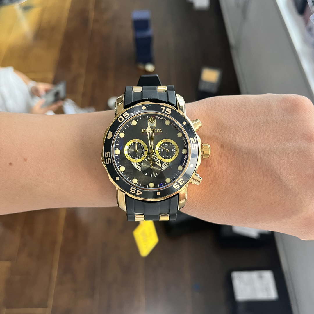 Reloj Goma con Cronógrafos