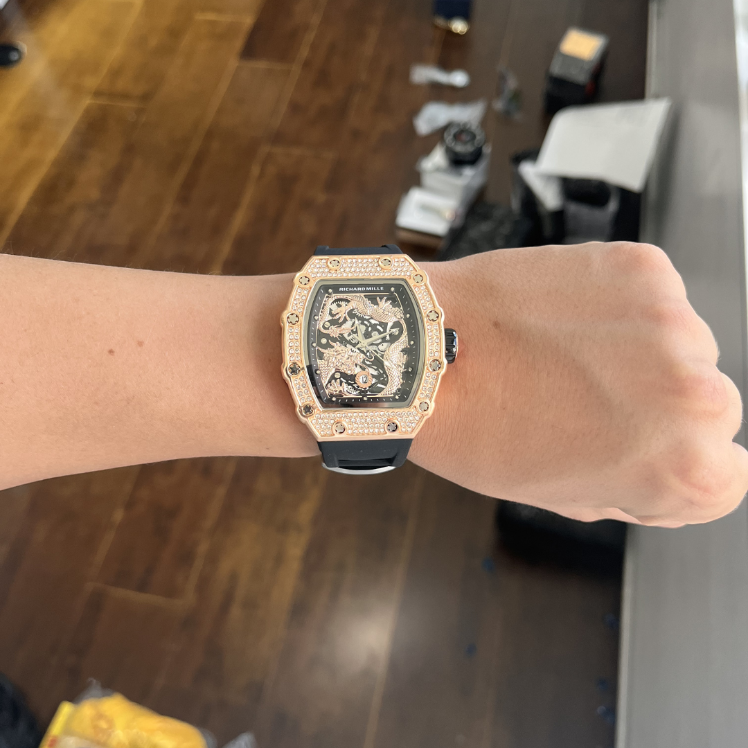 Reloj Goma Dragón con Circones