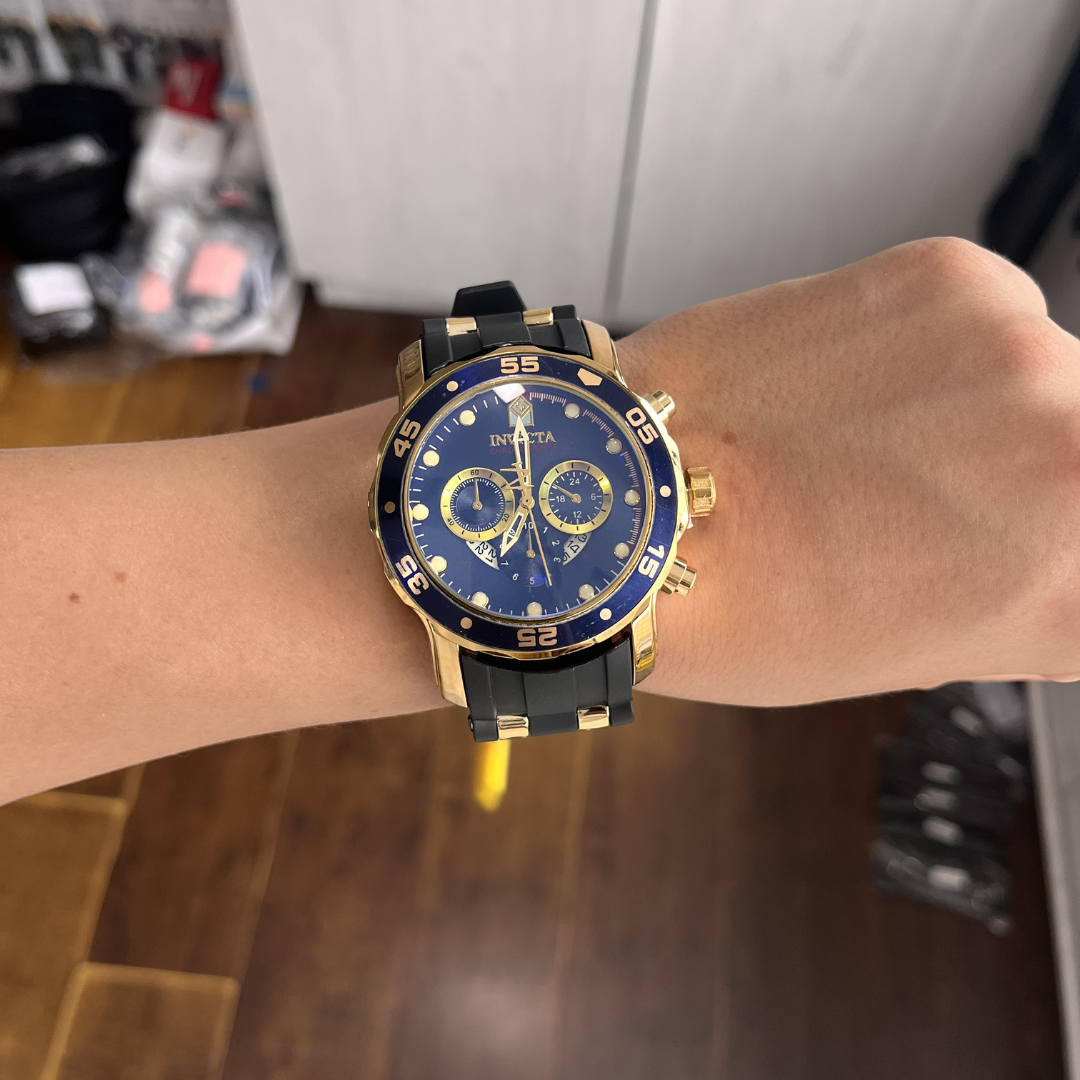 Reloj Goma con Cronógrafos