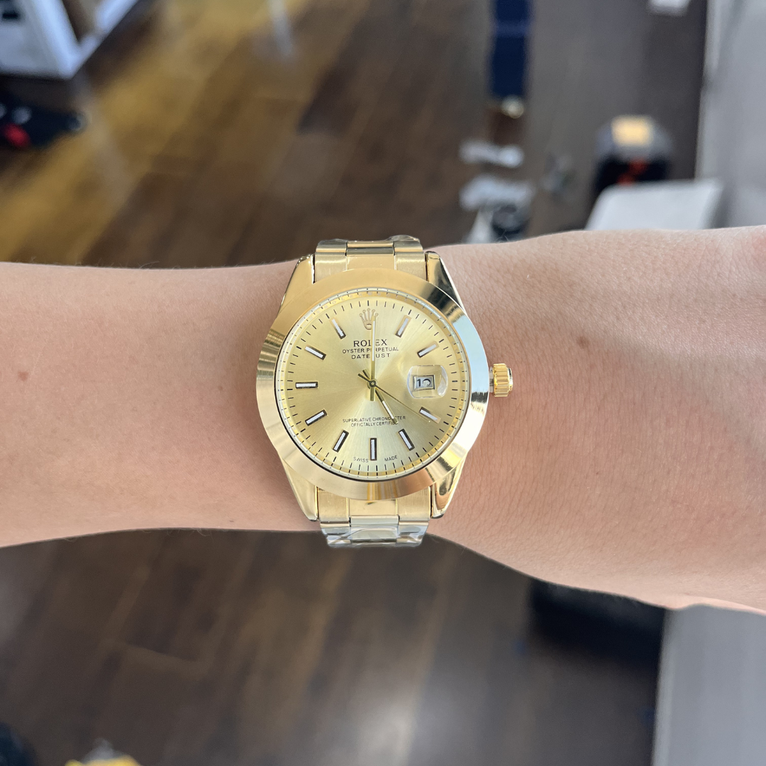 Reloj Clásico Acero con Fecha