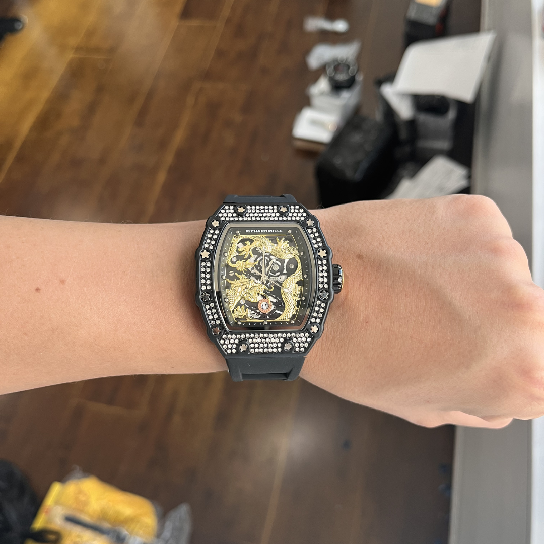 Reloj Goma Dragón con Circones