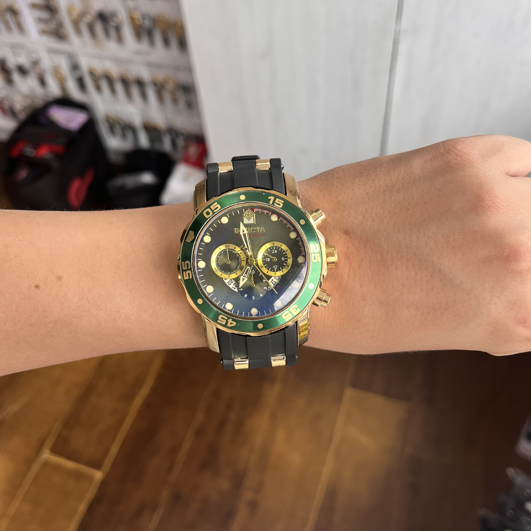 Reloj Goma con Cronógrafos