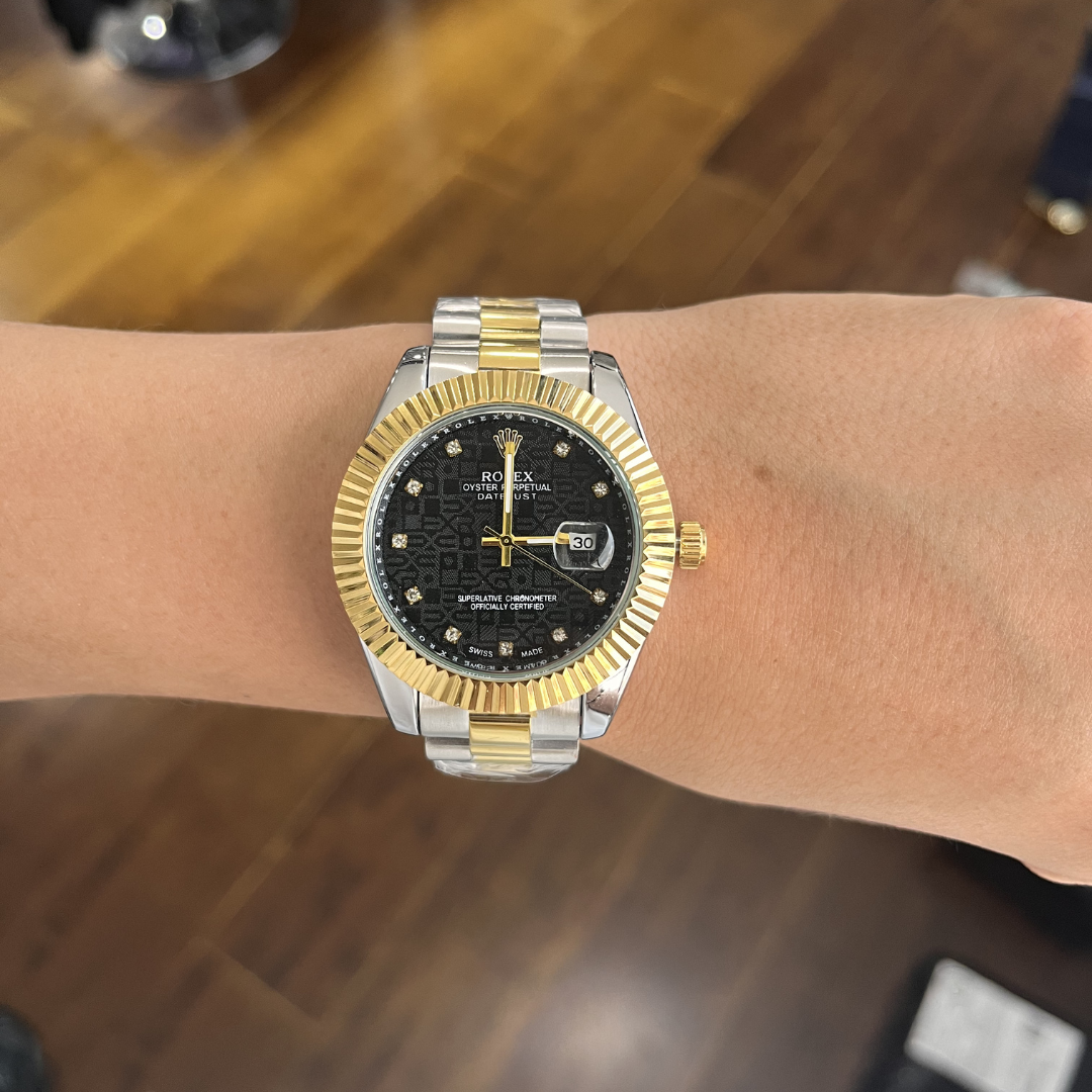 Reloj Clásico Acero con Fecha