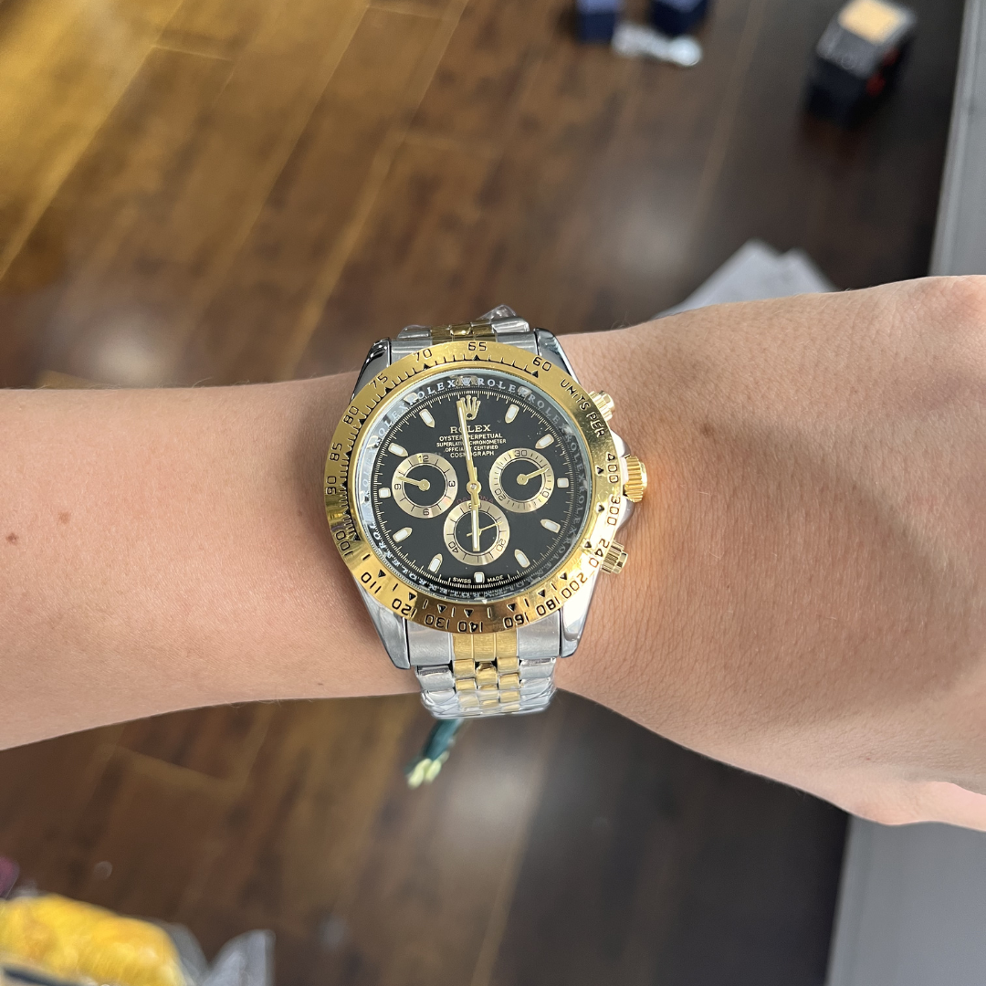 Reloj Clásico Acero con Cronógrafos