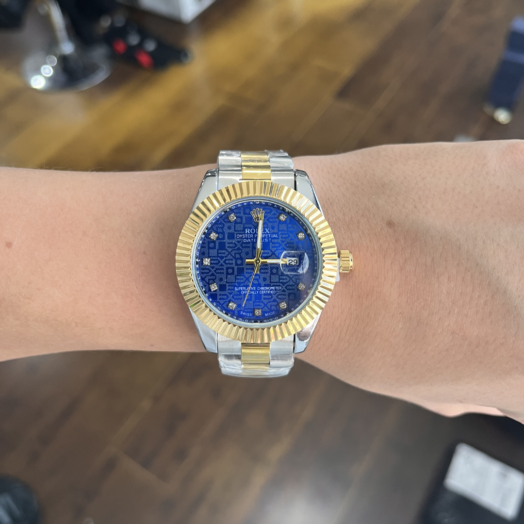 Reloj Clásico Acero con Fecha
