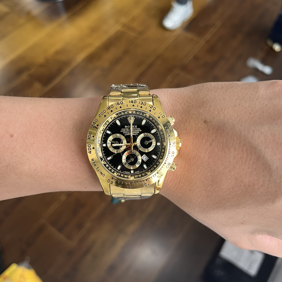 Reloj Clásico Acero con Cronógrafos