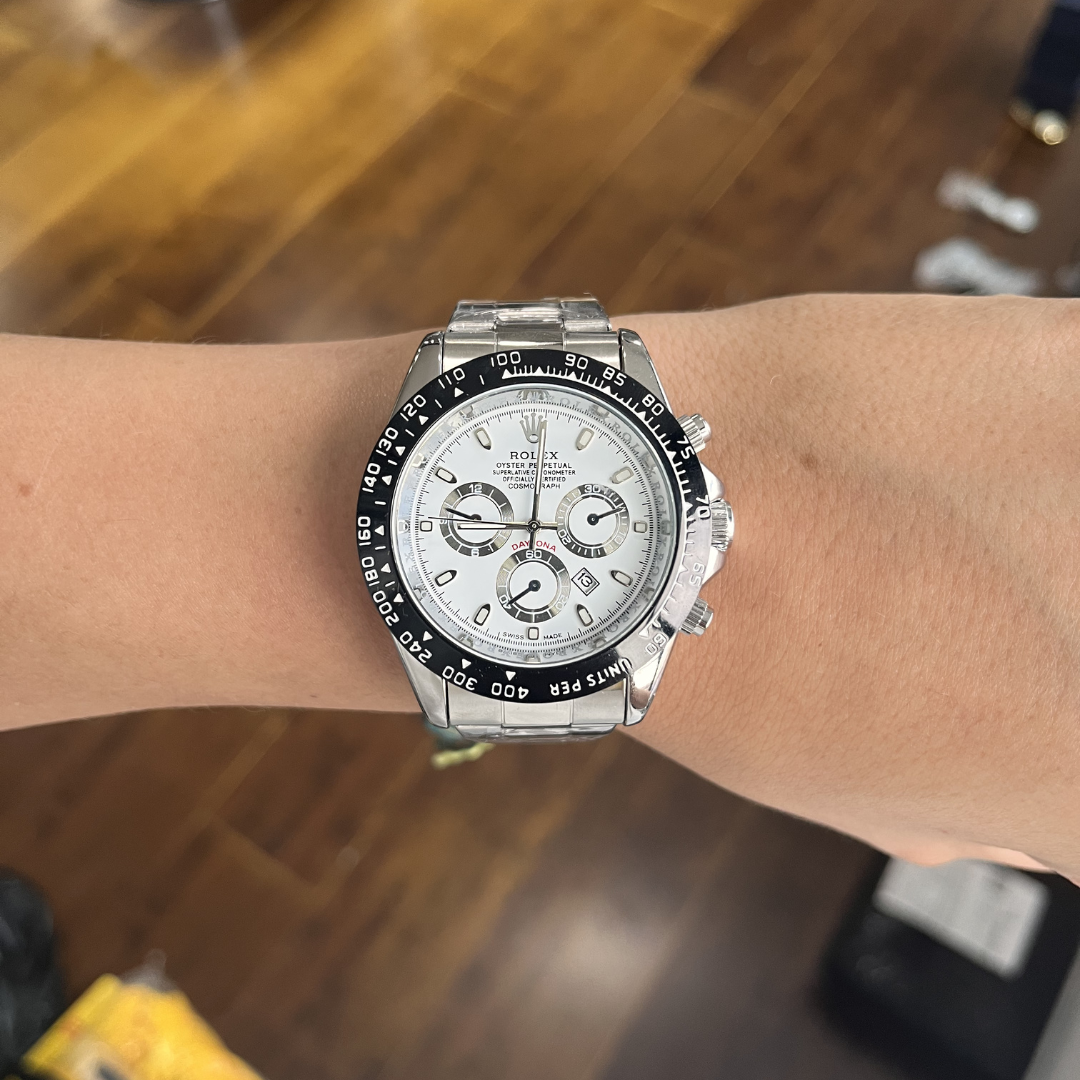 Reloj Clásico Acero con Cronógrafos