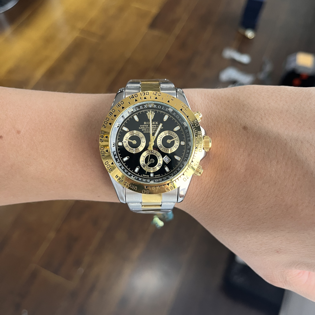 Reloj Clásico Acero con Cronógrafos