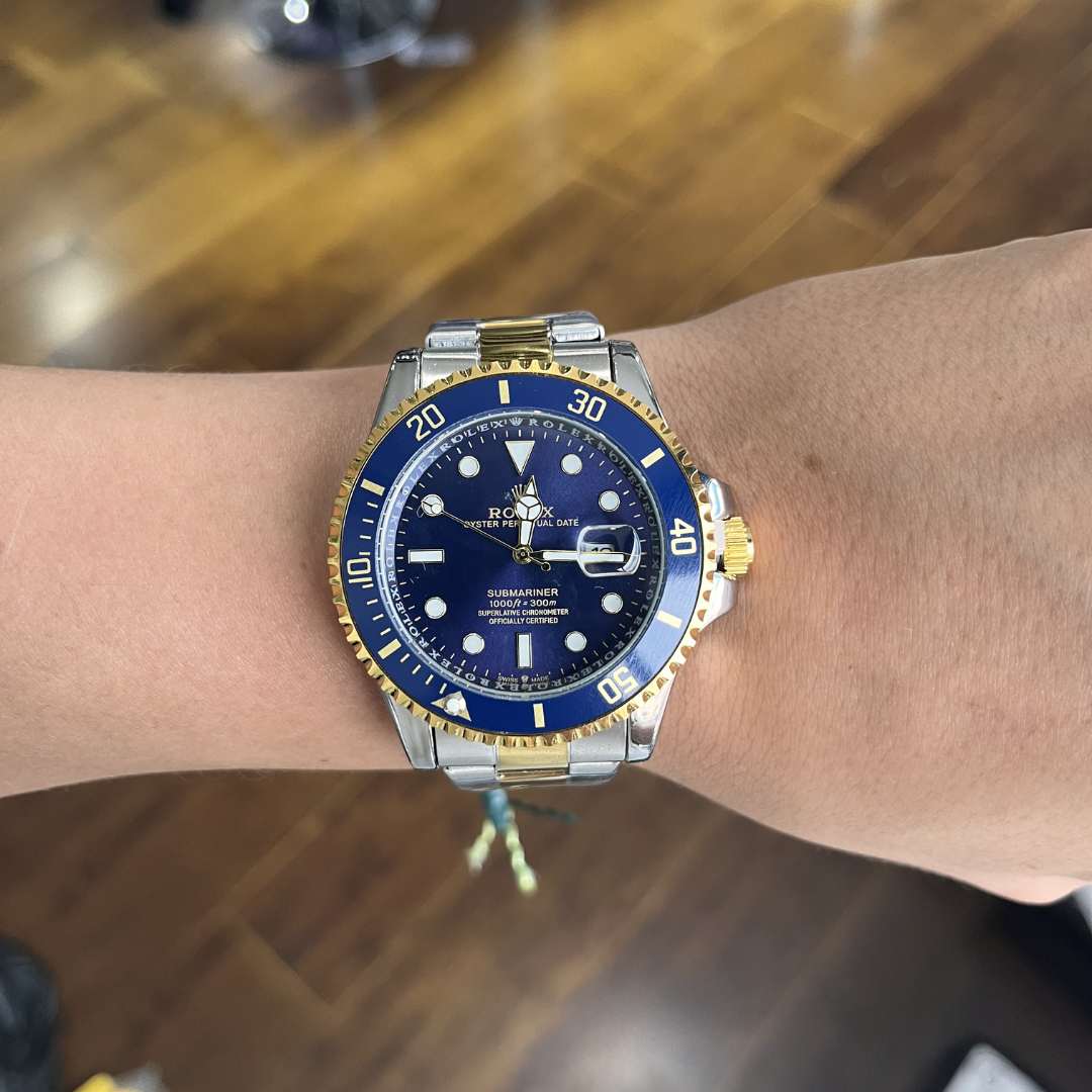 Reloj Clásico Acero con Fecha