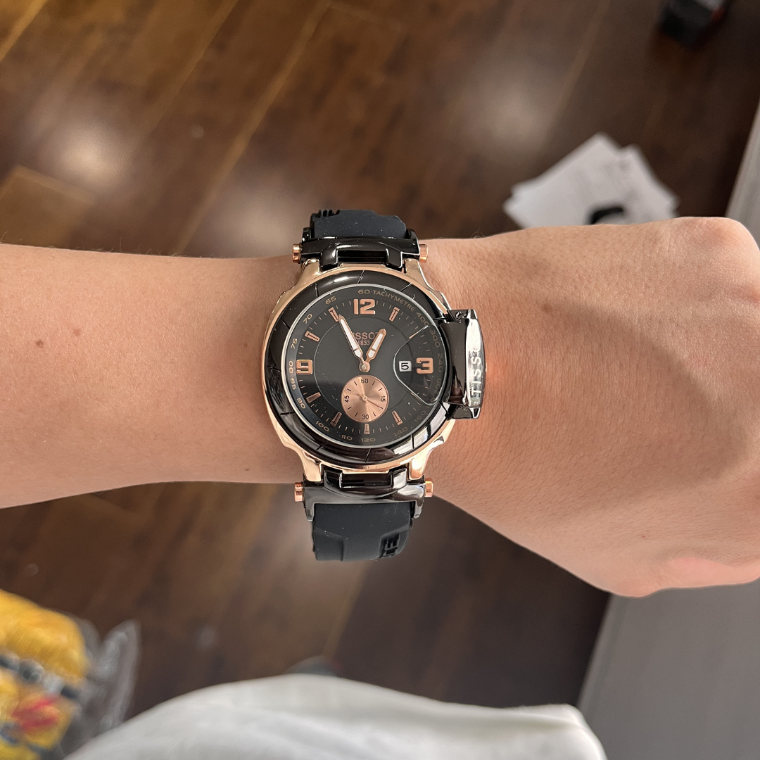 Reloj Pulso Goma con Fecha