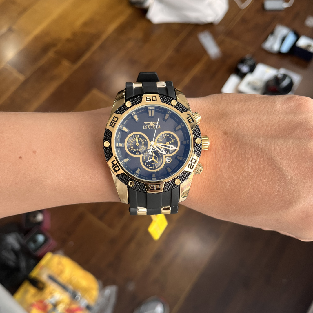 Reloj Goma con Cronógrafos