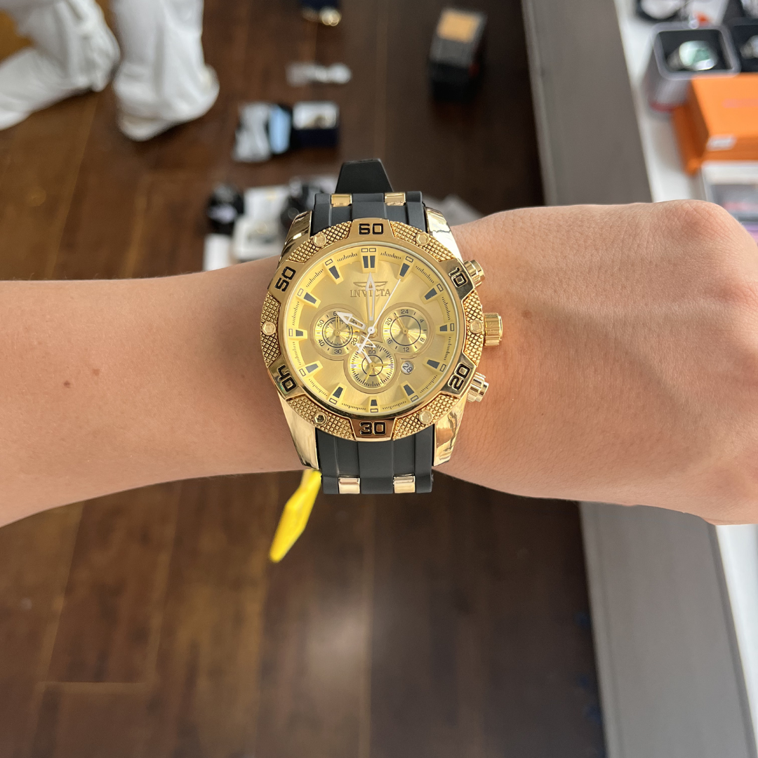 Reloj Goma con Cronógrafos
