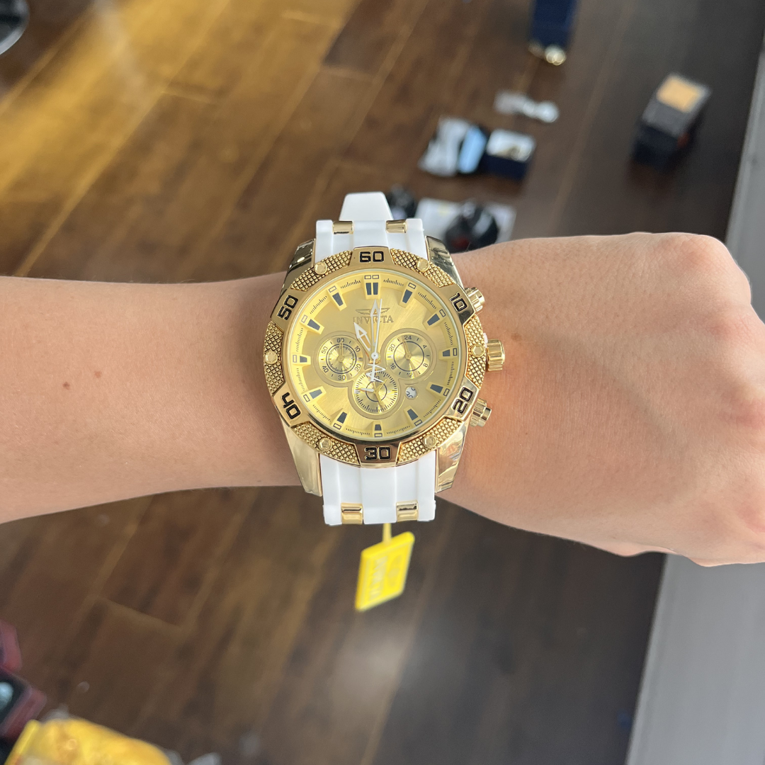 Reloj Goma con Cronógrafos
