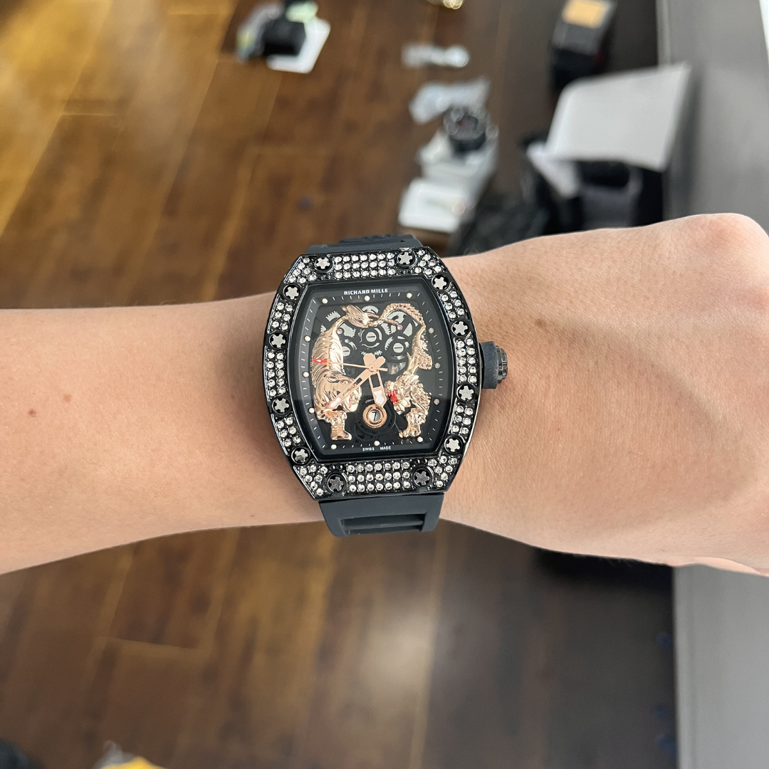 Reloj Goma Tigre