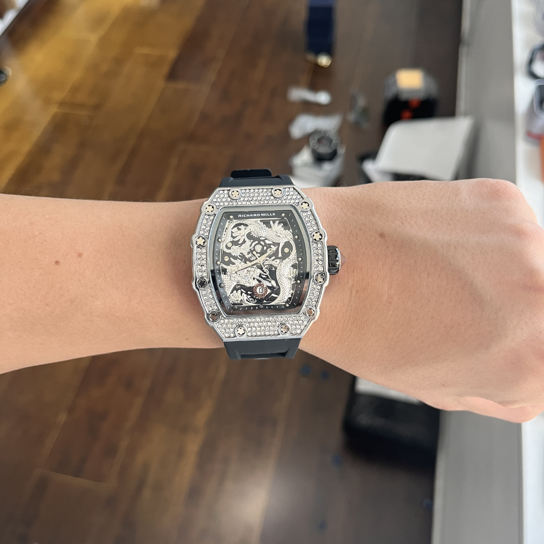 Reloj Goma Dragón con Circones