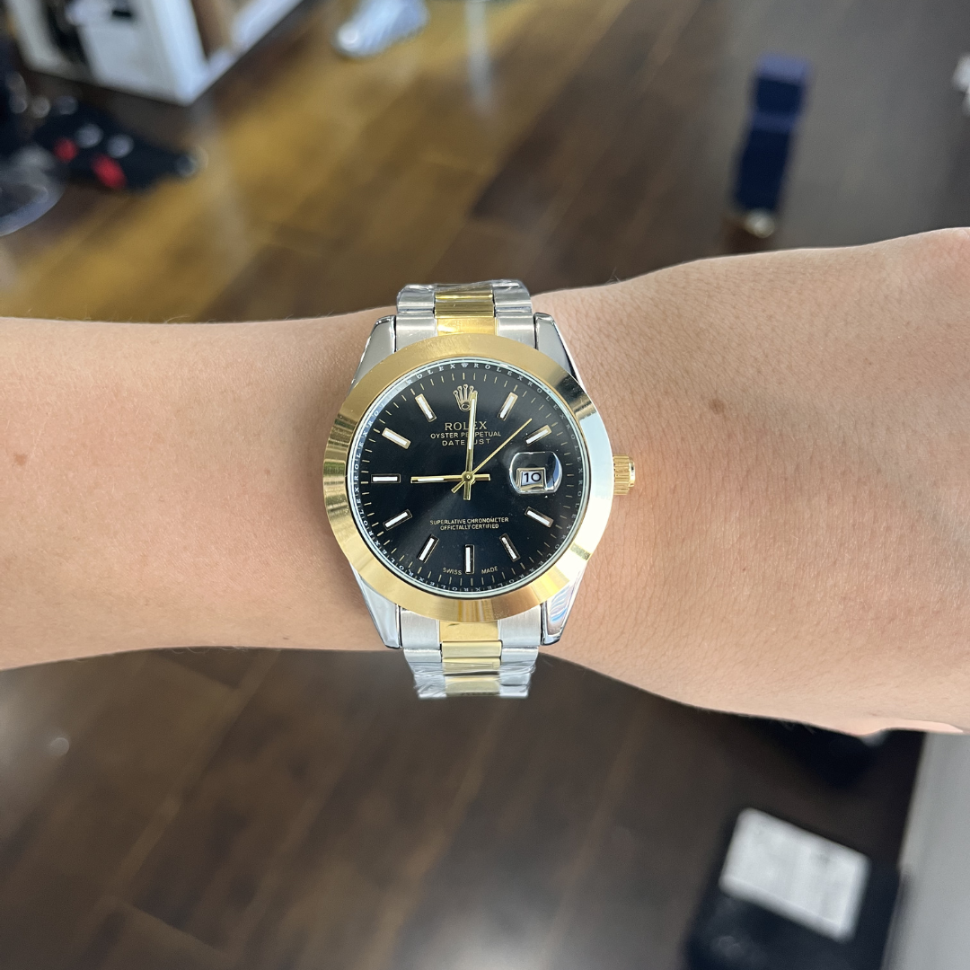 Reloj Clásico Acero con Fecha