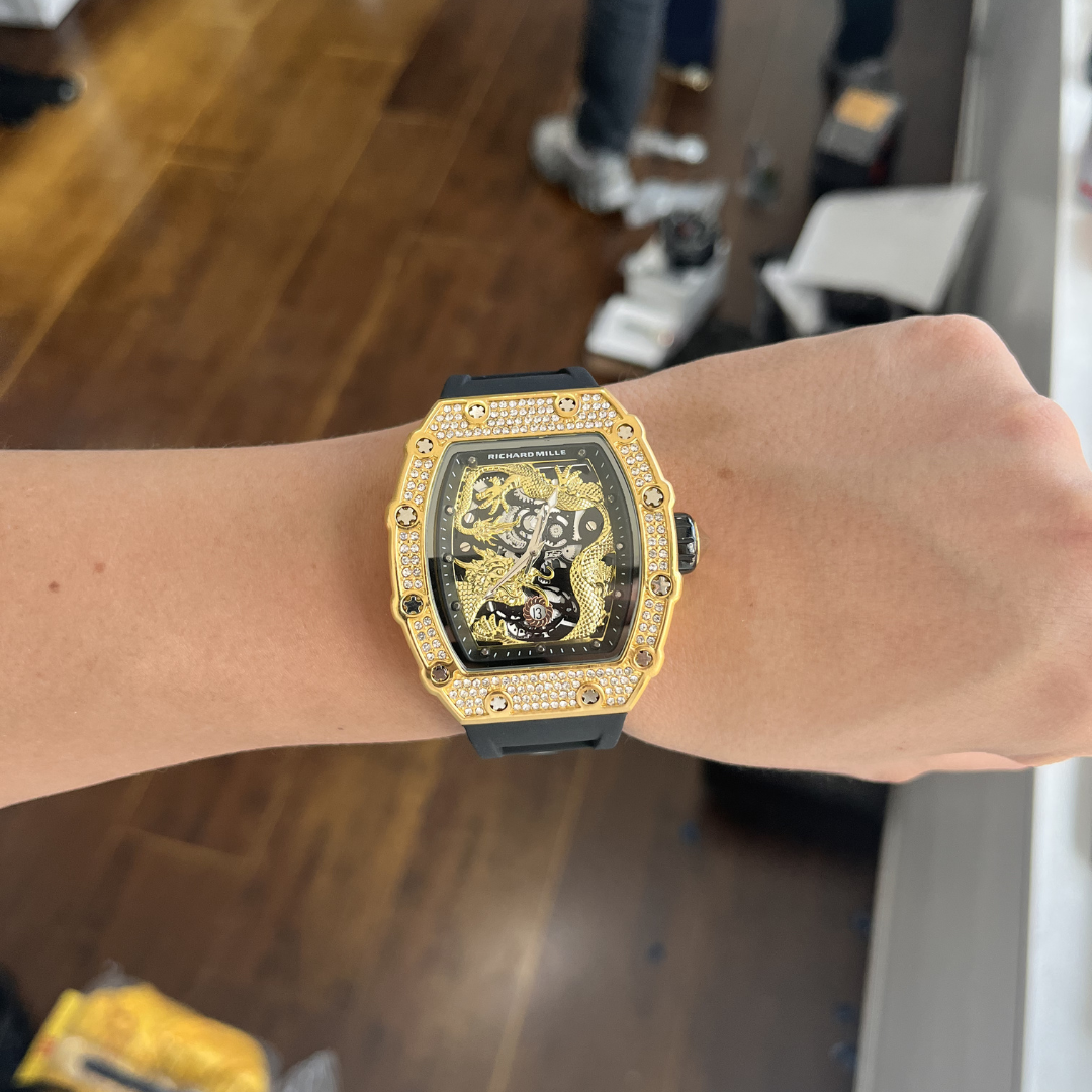 Reloj Goma Dragón con Circones