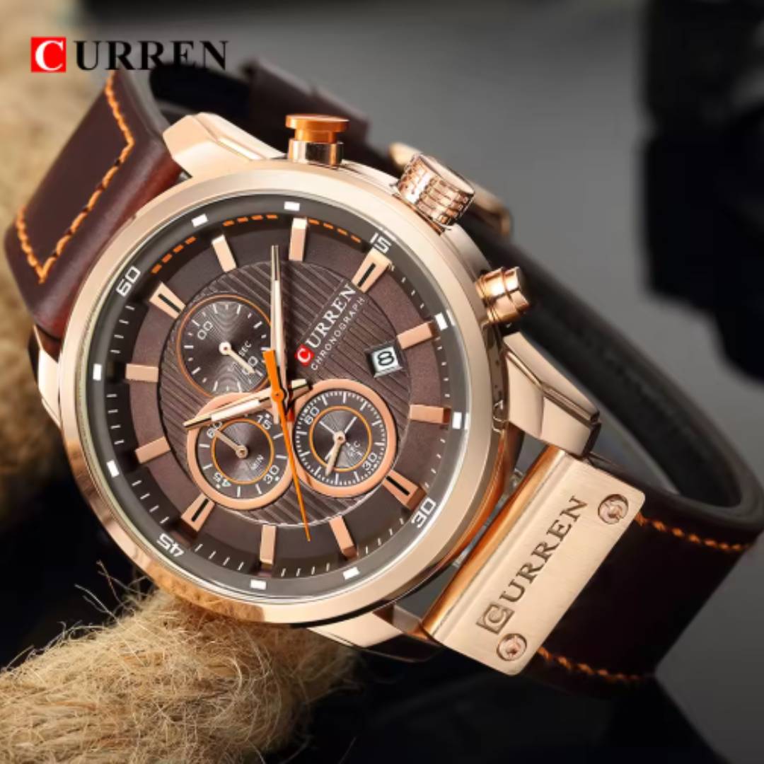 Reloj Curren Cuero con Cronógrafos