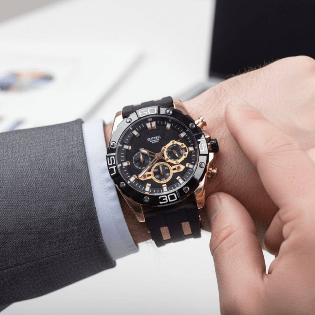 Reloj Deportivo Goma con Cronógrafos