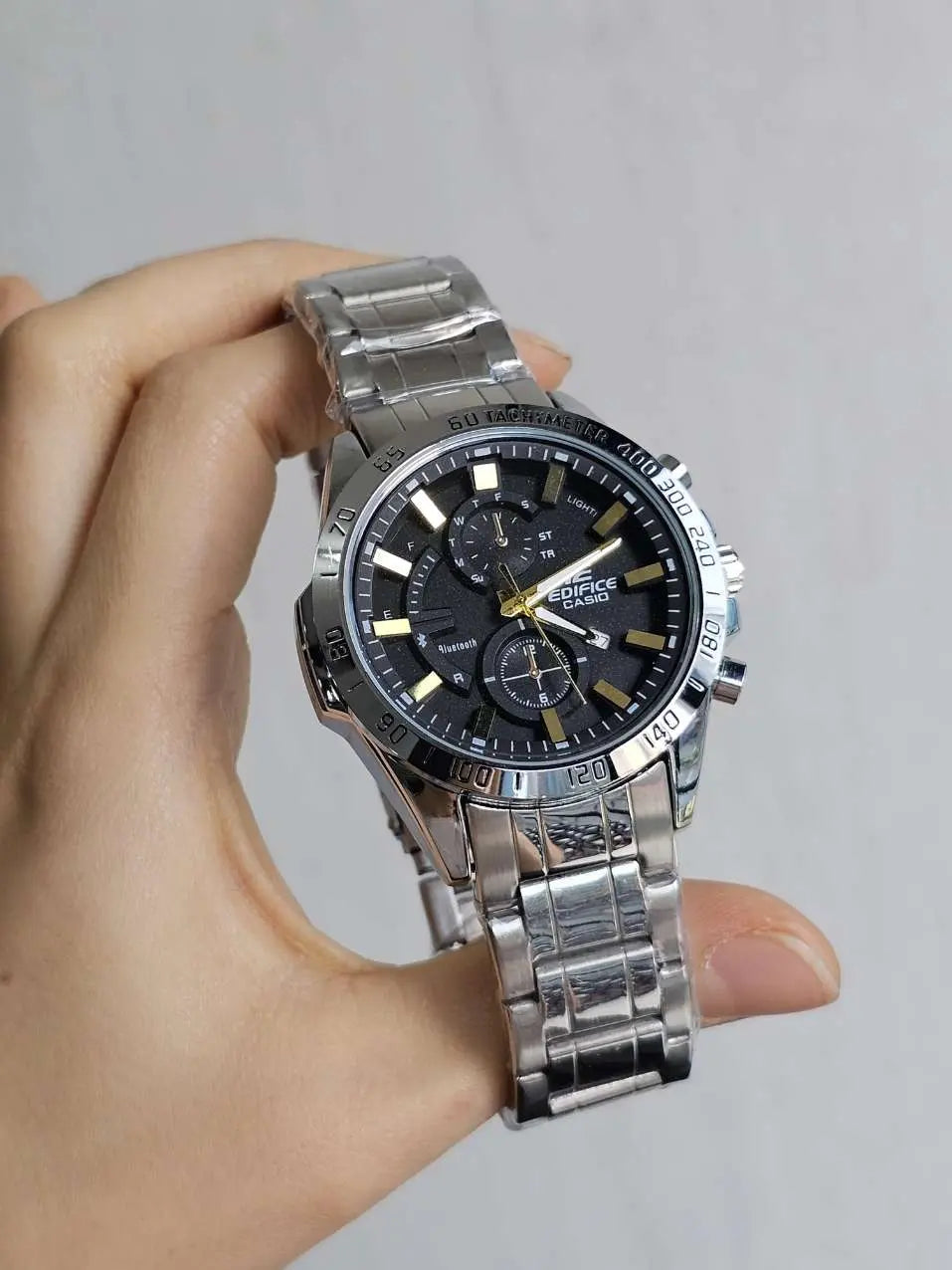 Reloj Clásico Acero con Cronógrafos