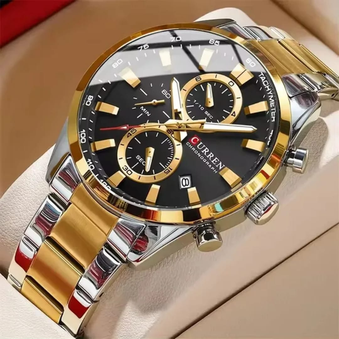 Reloj Curren Acero Fecha y Cronógrafos