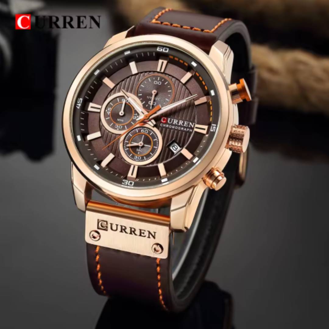 Reloj Curren Cuero con Cronógrafos