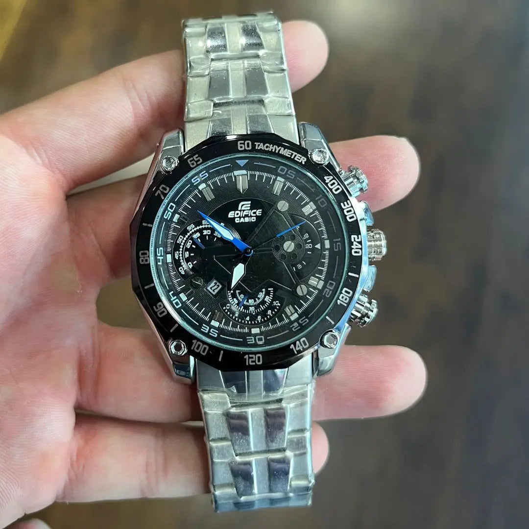 Reloj Clásico Acero con Cronógrafos
