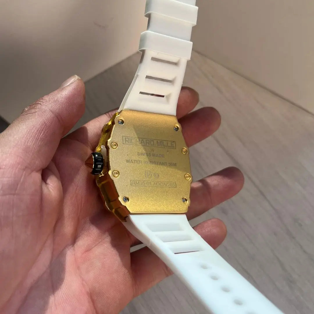 Reloj Goma Blanca Dragón