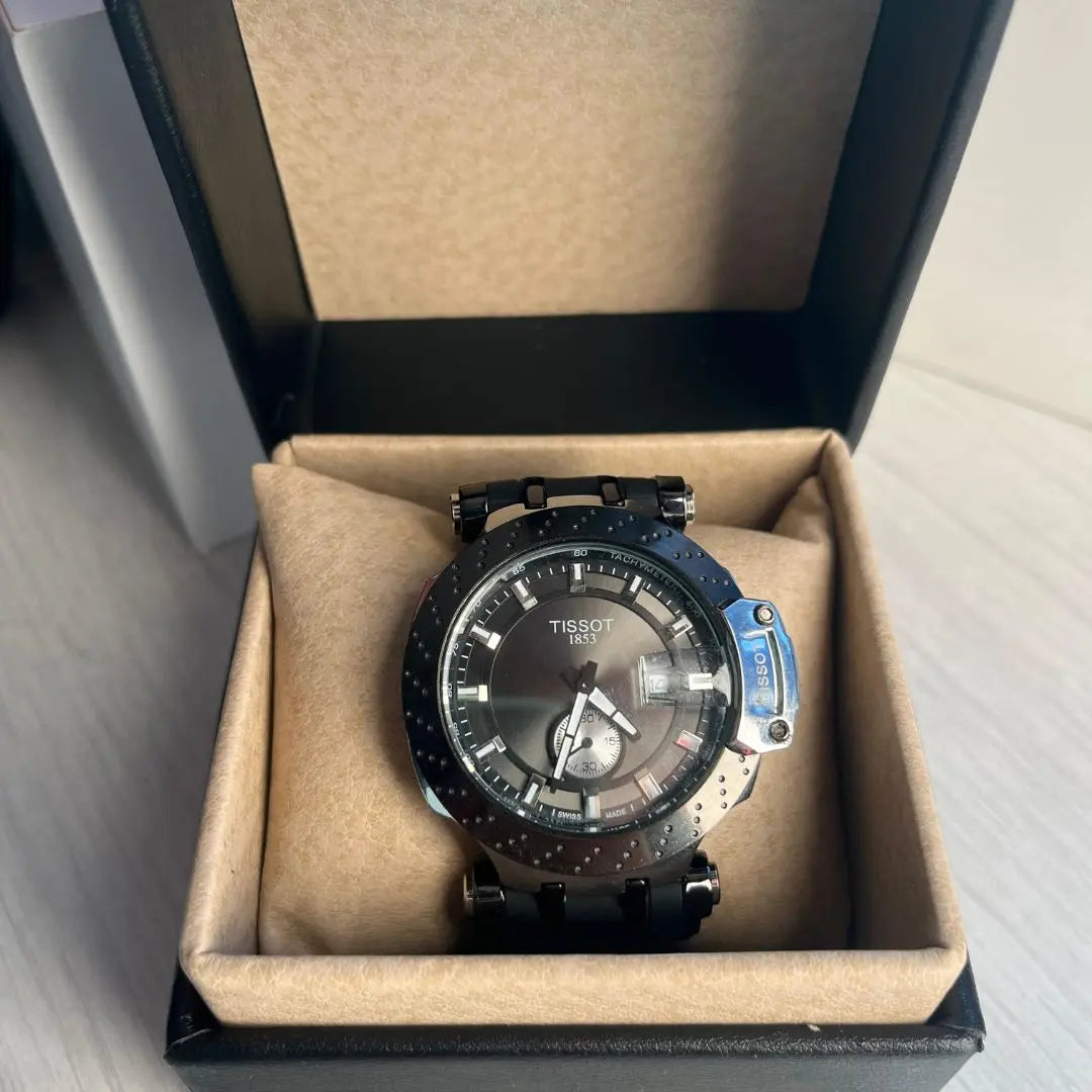 Reloj Clásico Acero Negro con Calendario