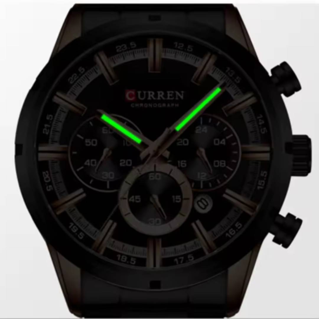 Reloj Curren Acero con Cronógrafo y Fecha