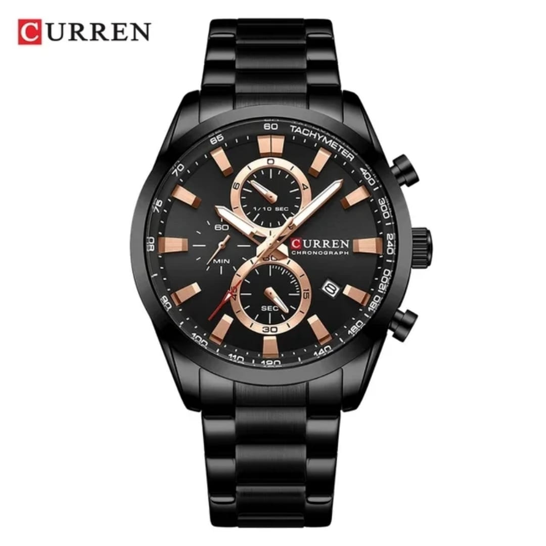 Reloj Curren Acero Fecha y Cronógrafos
