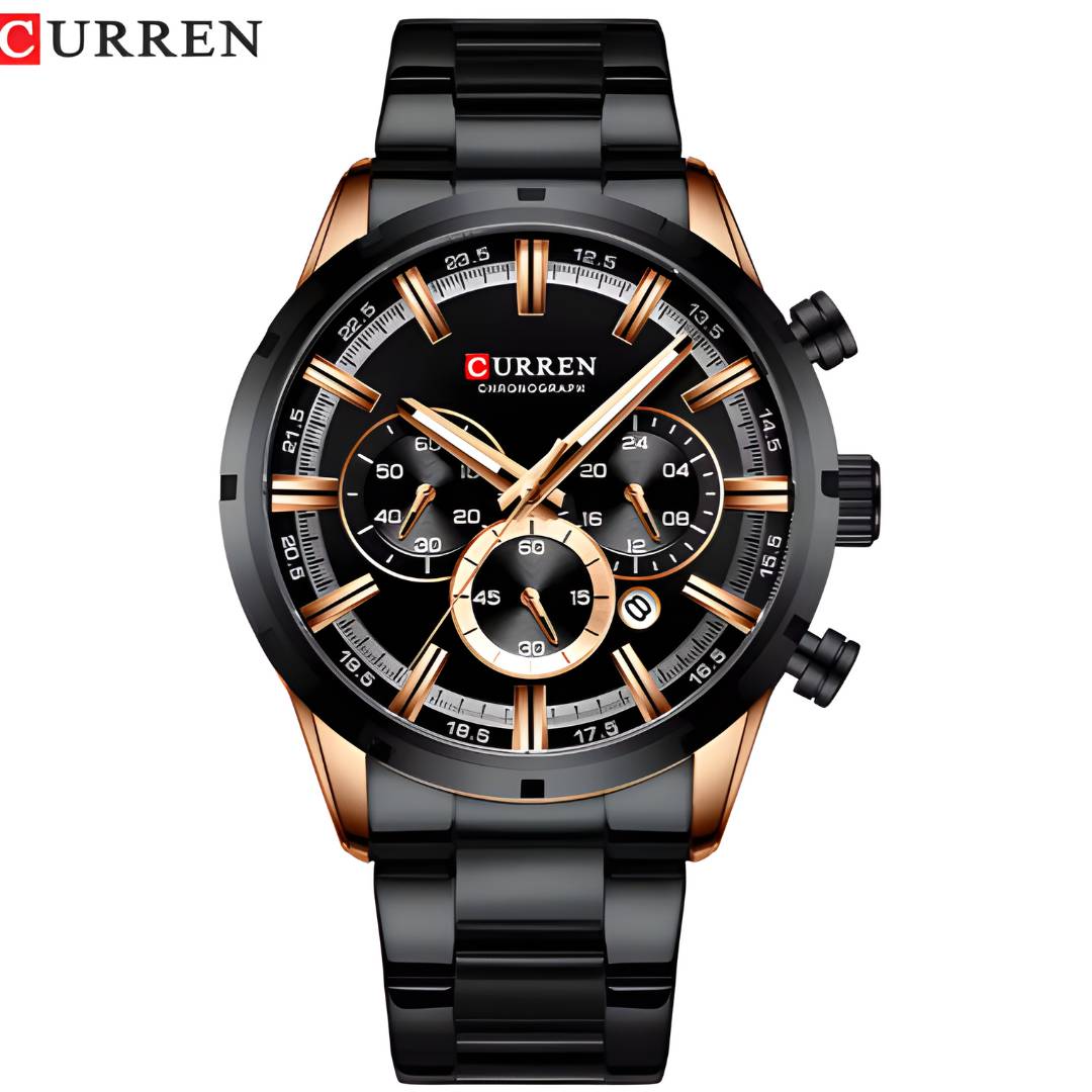 Reloj Curren Acero con Cronógrafo y Fecha