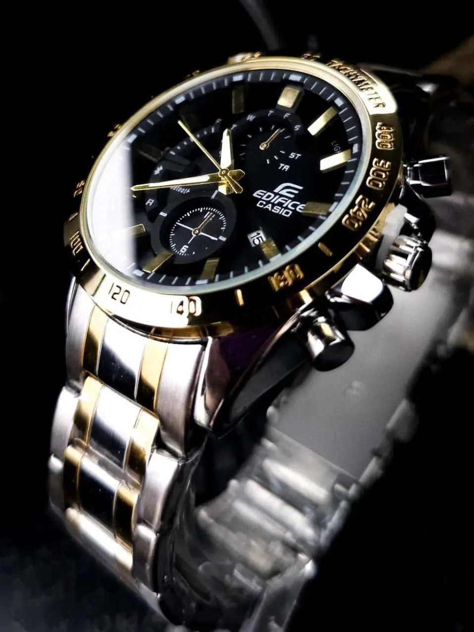Reloj Clásico Acero con Cronógrafos