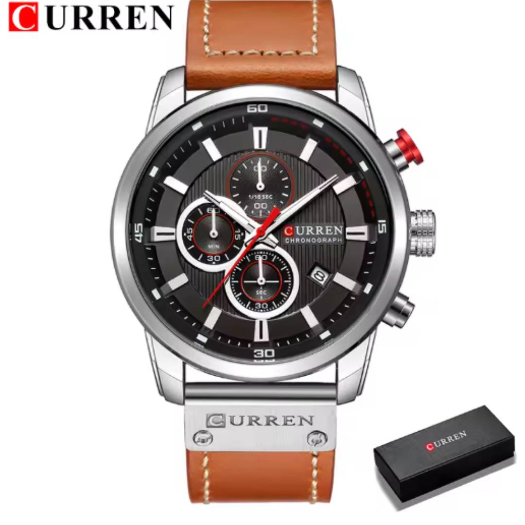 Reloj Curren Cuero con Cronógrafos