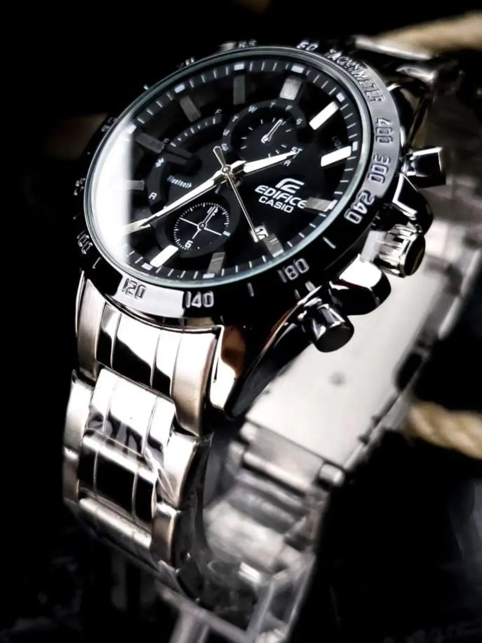 Reloj Clásico Acero con Cronógrafos