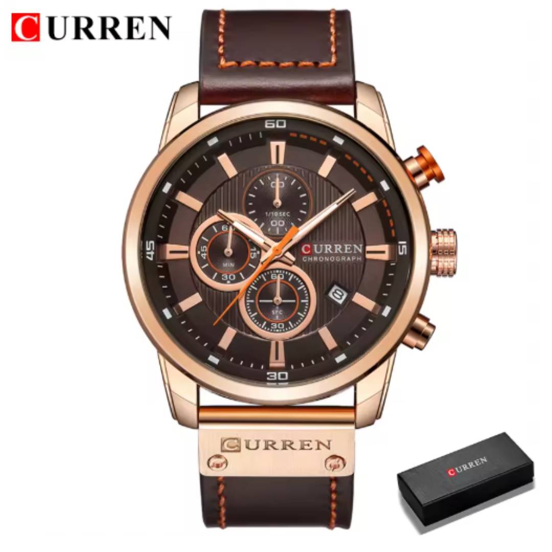 Reloj Curren Cuero con Cronógrafos