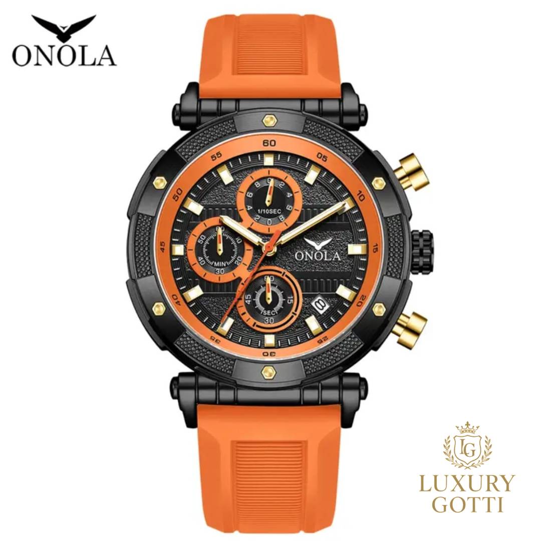 Reloj Goma con Cronógrafos