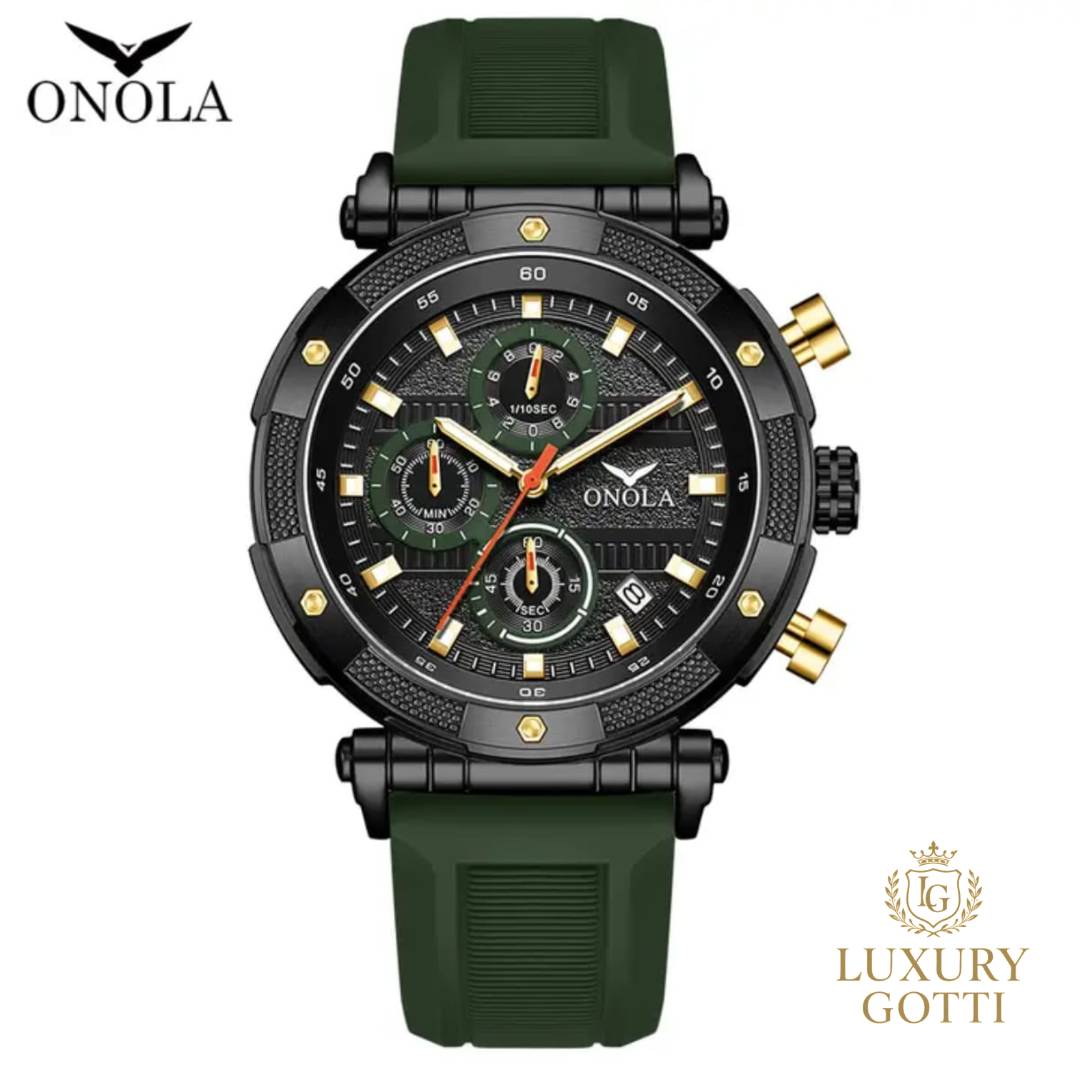 Reloj Goma con Cronógrafos
