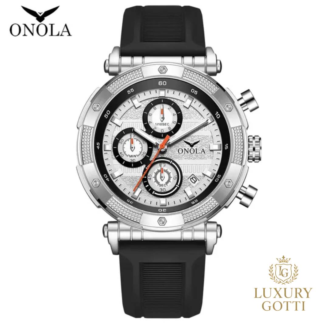 Reloj Goma con Cronógrafos