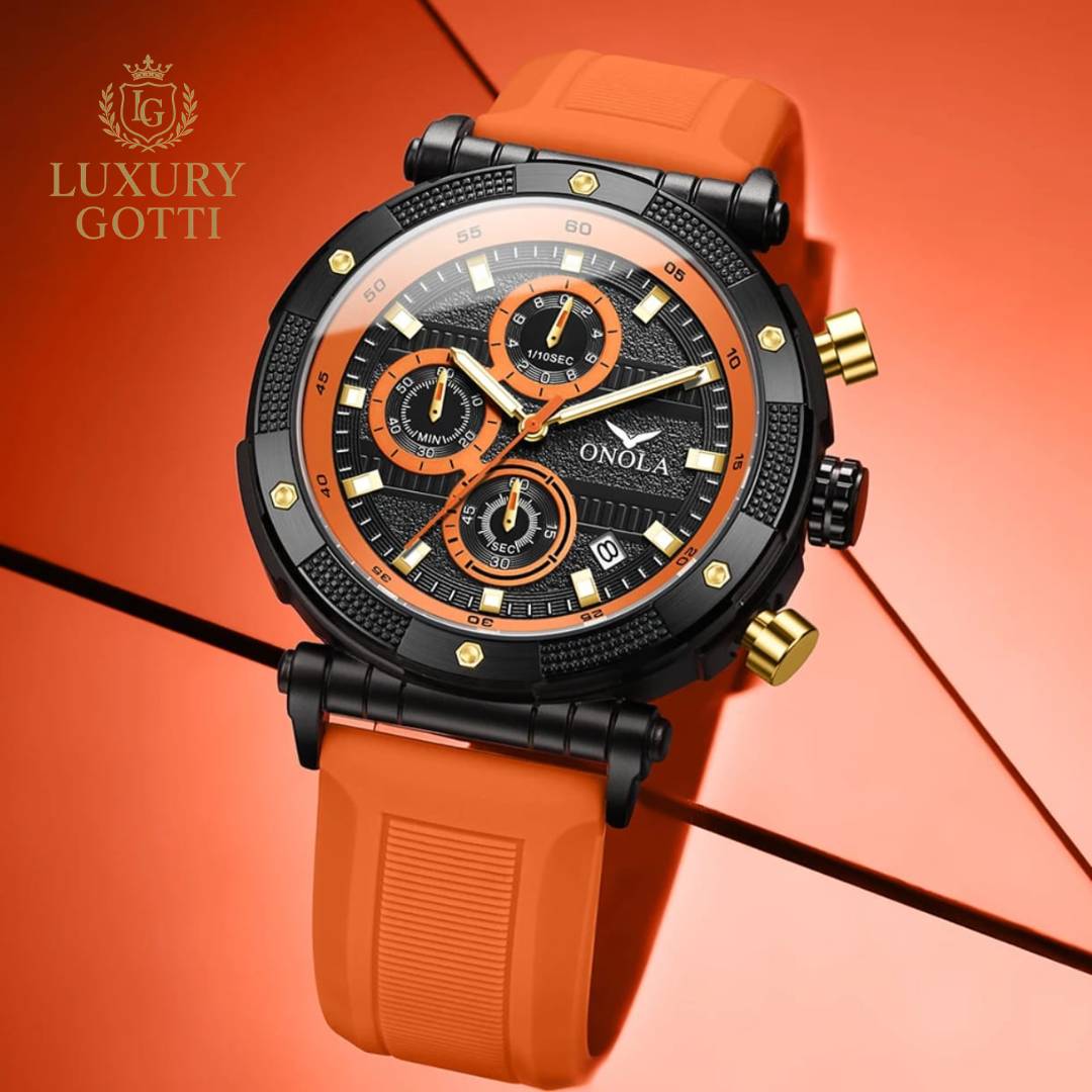 Reloj Goma con Cronógrafos
