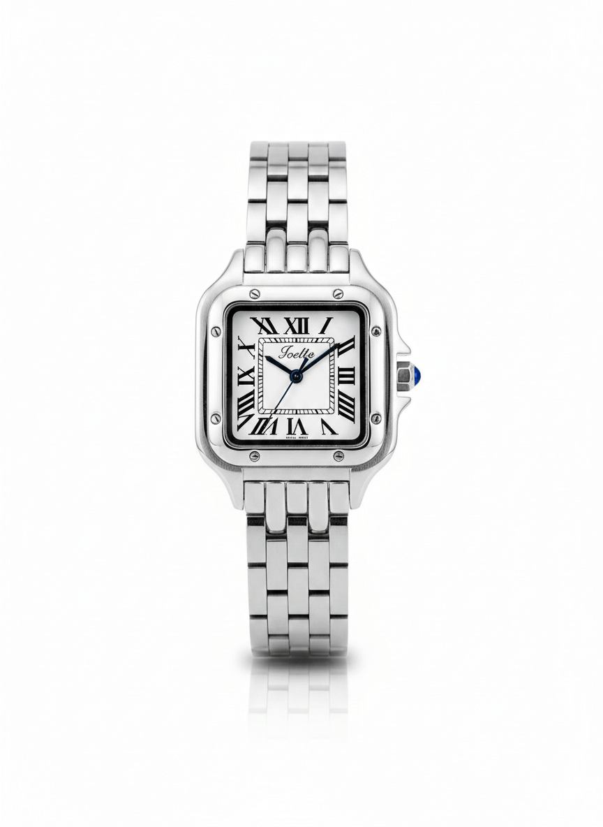 Reloj Elegante Pulsera Delgada con Números Romanos