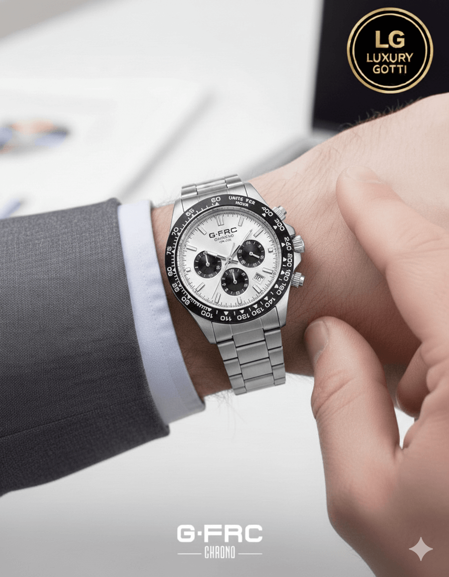Reloj Acero con Cronógrafos Funcionales