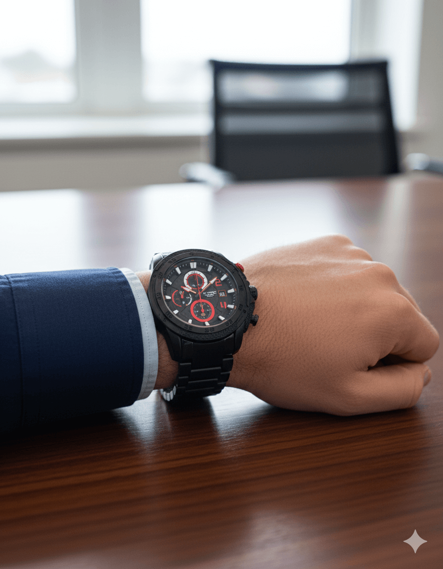 Reloj Deportivo Acero Cronógrafos Colores