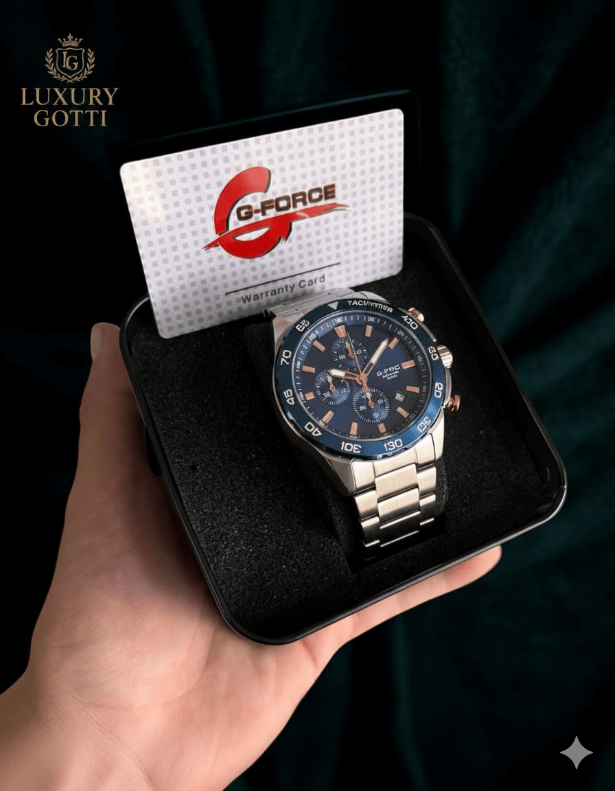 Reloj Acero con Doble Cronógrafo
