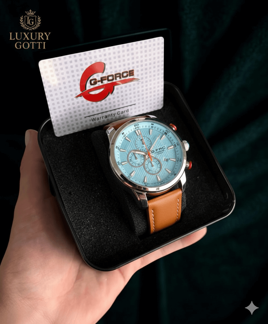 Reloj Clásico Cuero con Cronógrafos