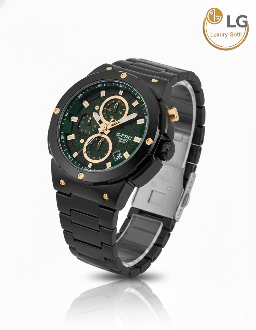 Reloj Acero con Doble Cronógrafo